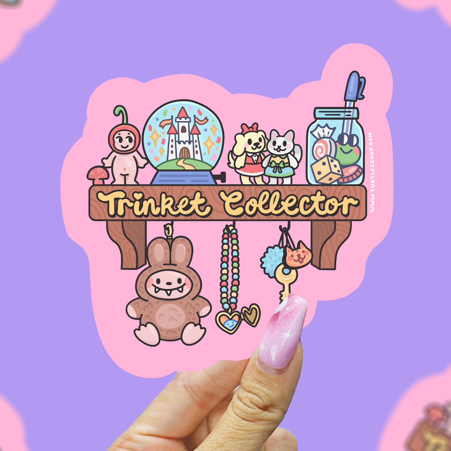 Trinket Collector Shelf Sticker