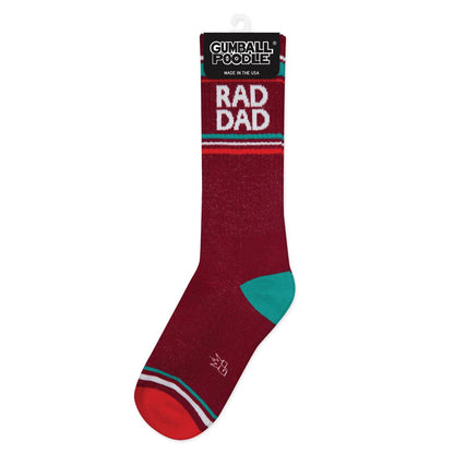Rad Dad Retro Crew Socks