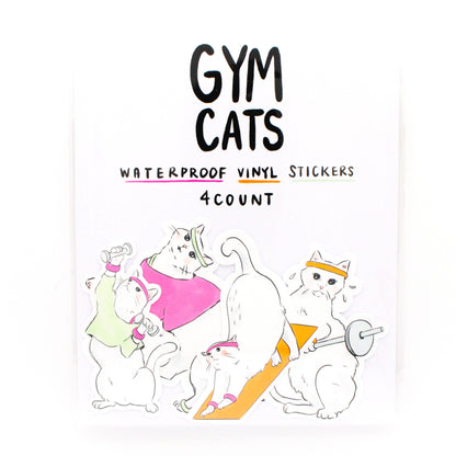 Gym Cats Sticker Pack