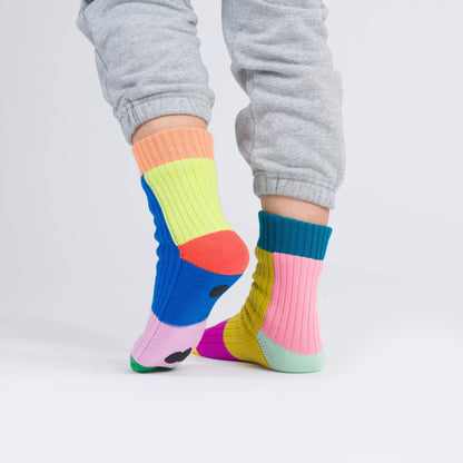 Mismatch House Socks (Rainbow)