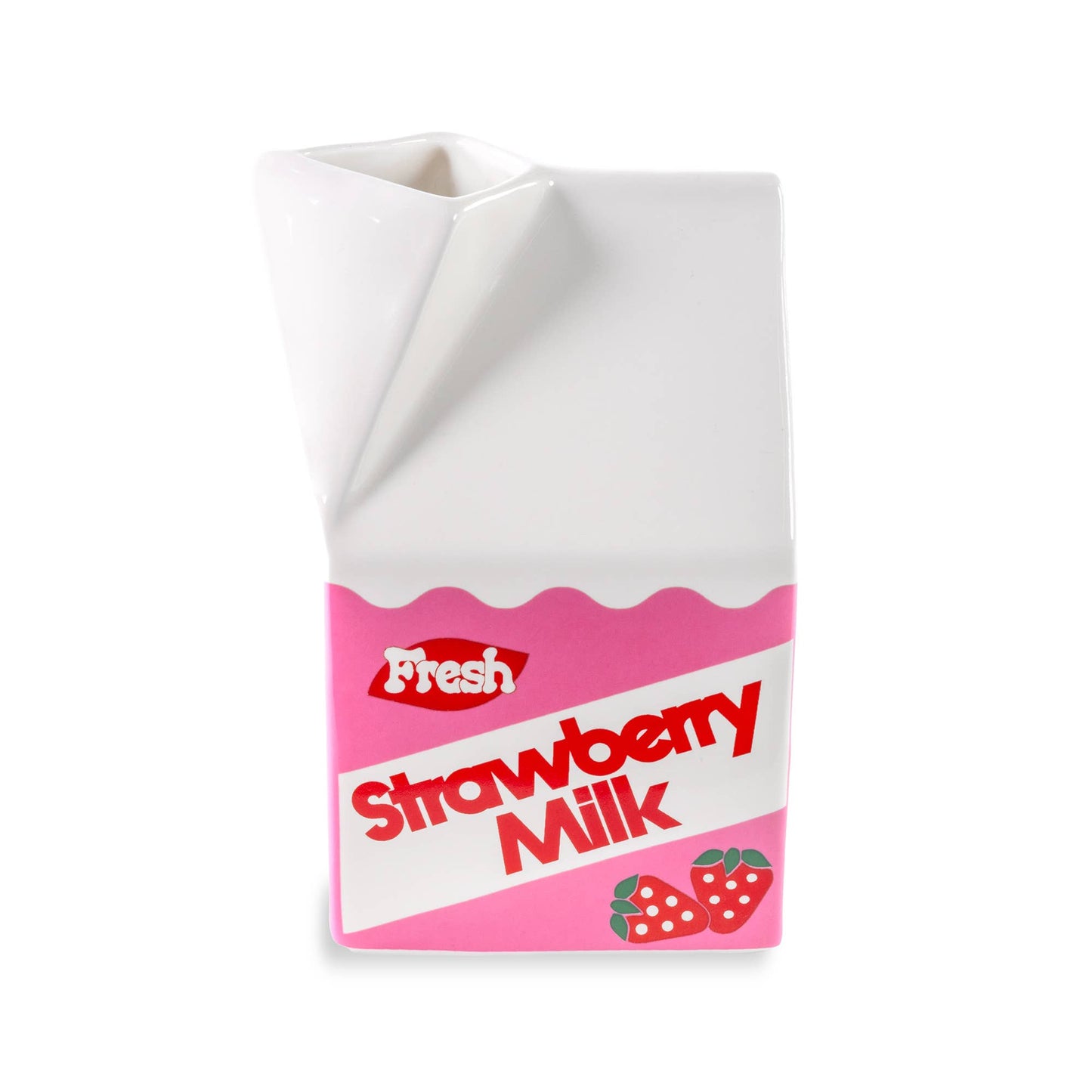 Strawberry Milk Ceramic Vase