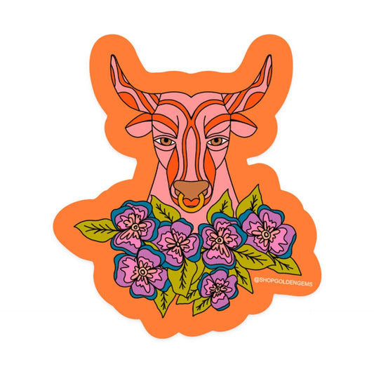 Determined Little Taurus Sticker