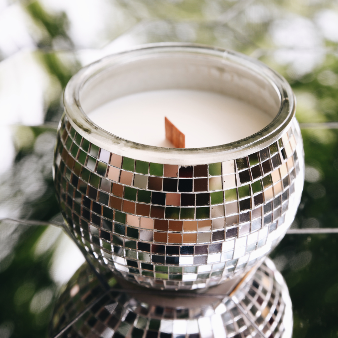 Disco Ball Candle (grapefruit • blood orange • amber)