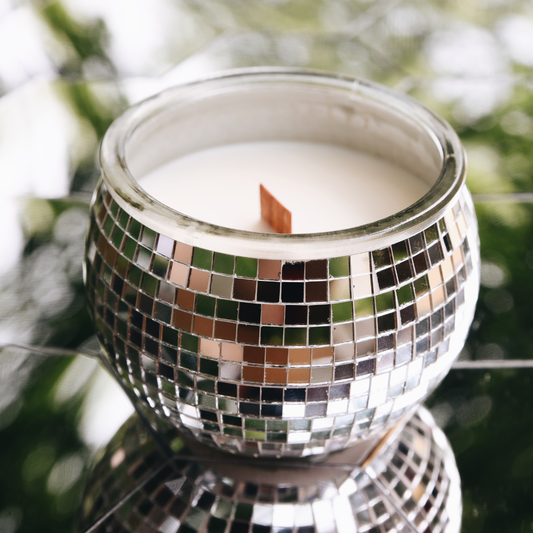 Disco Ball Candle (grapefruit • blood orange • amber)