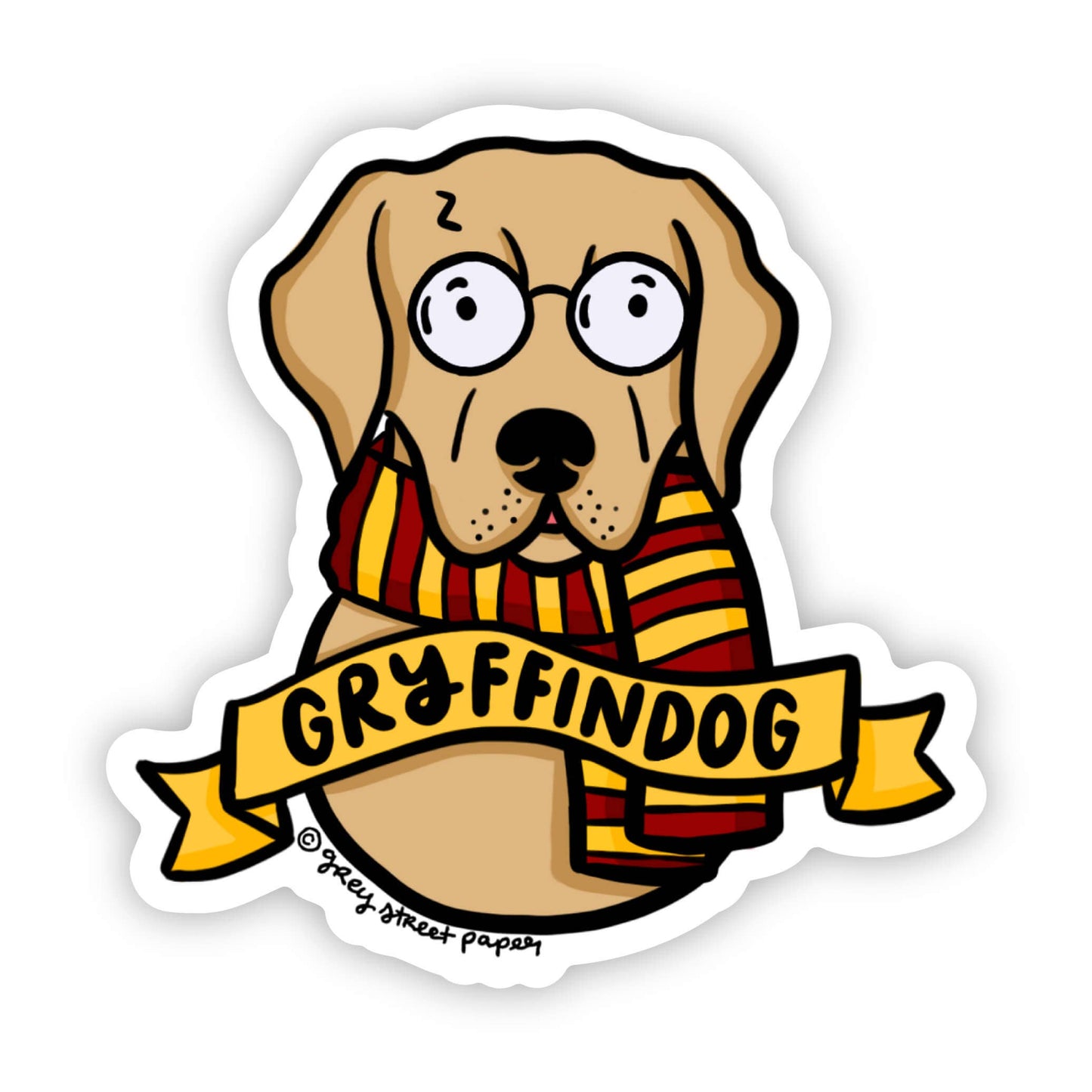 Gryffindog Sticker