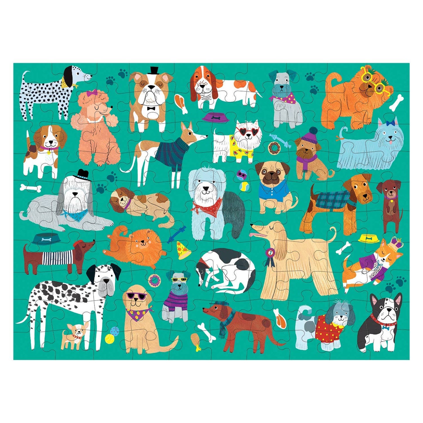 Cats & Dogs 100 Piece Double-Sided Puzzle