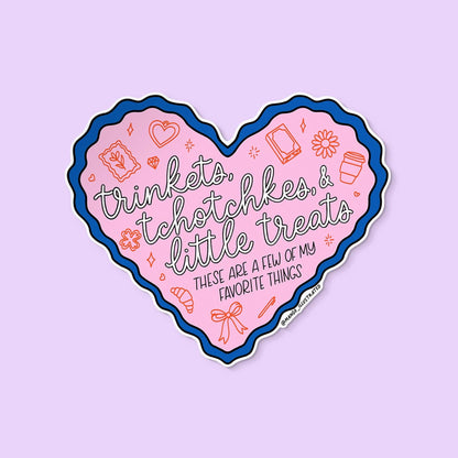 Trinkets, Tchotchkes, and Little Treats Heart Sticker