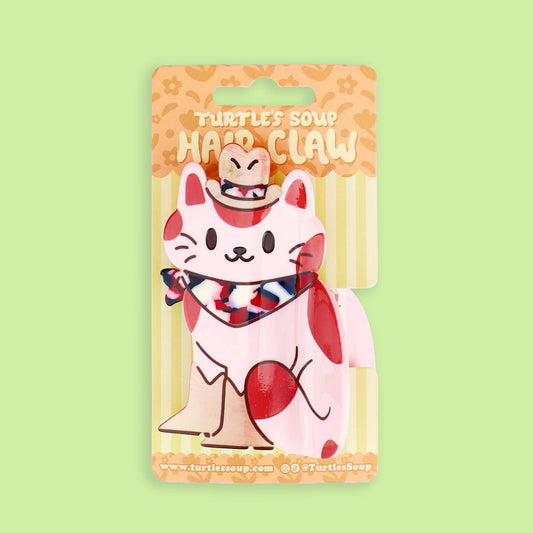 Meowdy Rodeo Cat Claw Clip