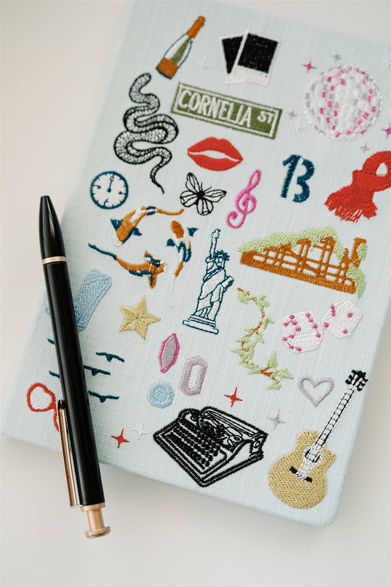 Taylor Swift Embroidered Hardcover Notebook