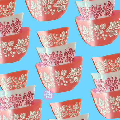 Gooseberry Retro Mixing Bowls Claw Clip