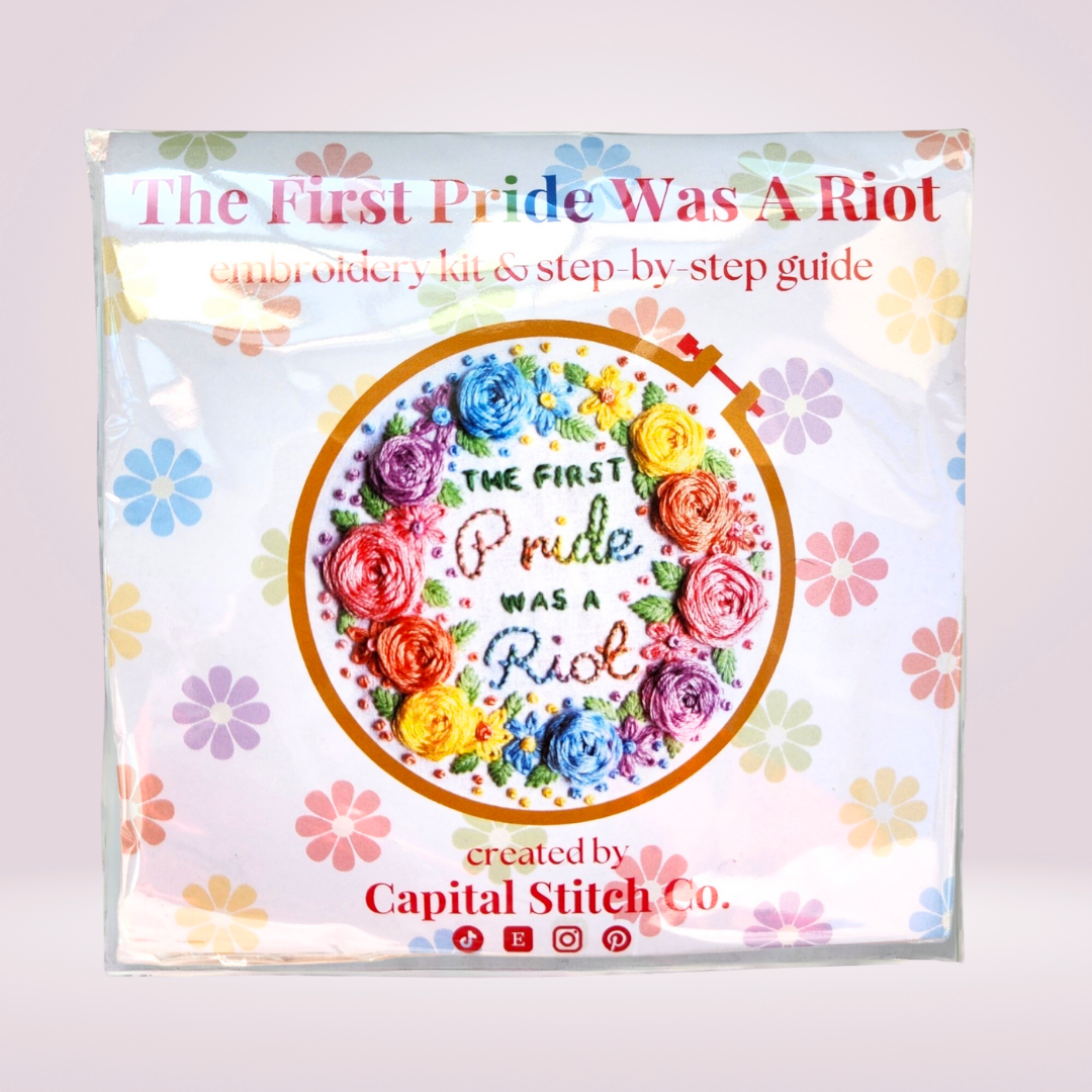 The First Pride Was a Riot Embroidery Kit