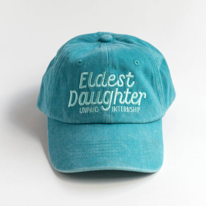 Eldest Daughter Unpaid Internship Teal Hat