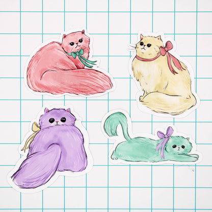 Cats and Bows Sticker Pack
