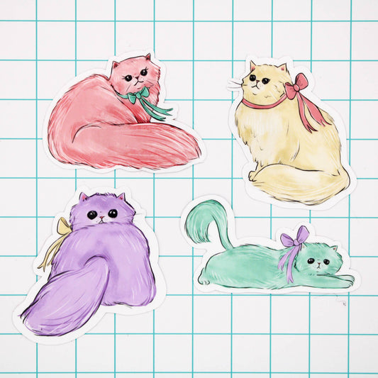 Cats and Bows Sticker Pack