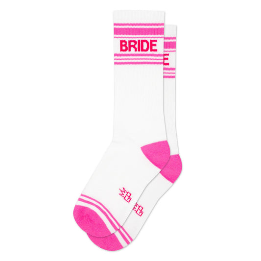 Bride Retro Pink Crew Socks