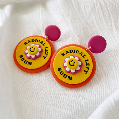 Radical Left Scum Earrings