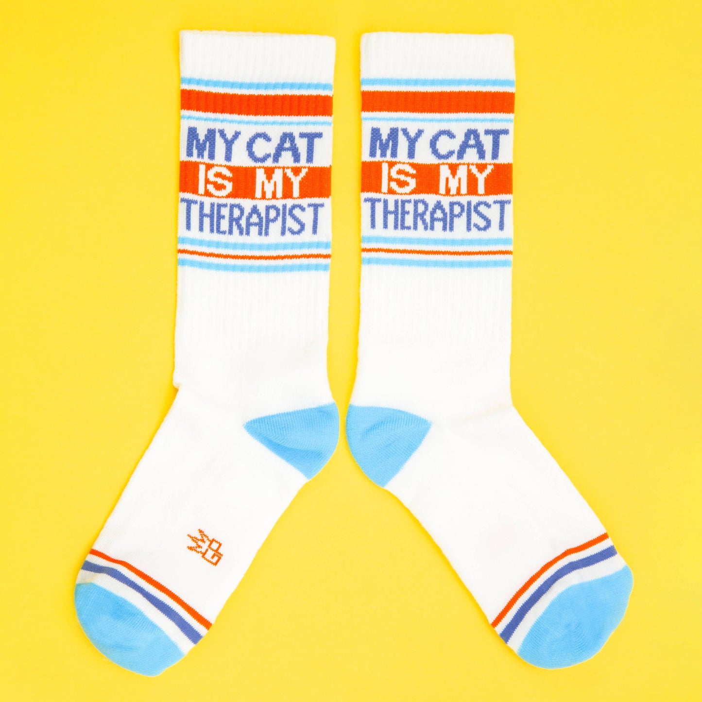 My Cat Is My Therapist Retro Crew Socks