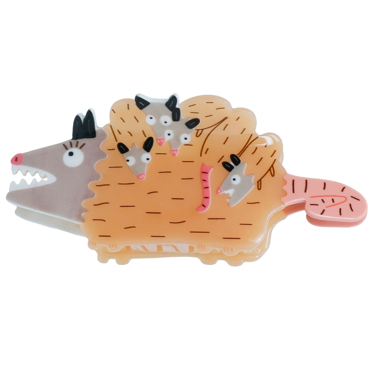 Possum Family Claw Clip