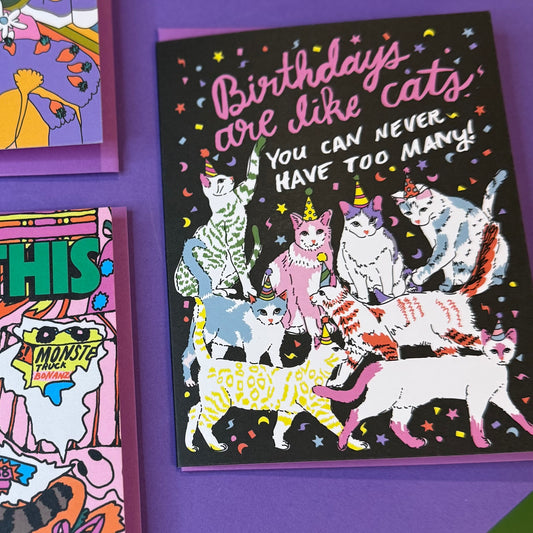 Birthday Cats Card