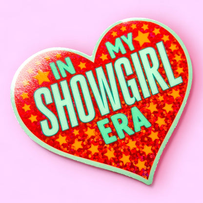 In My Showgirl Era Glitter Sticker