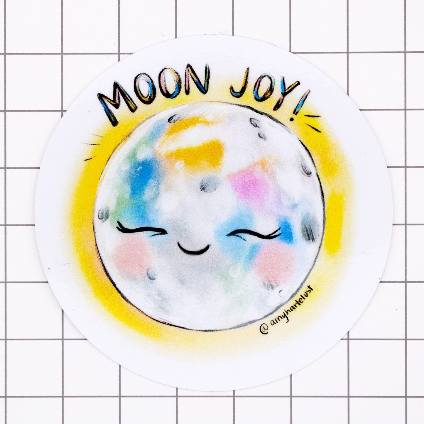 Moon Joy Sticker