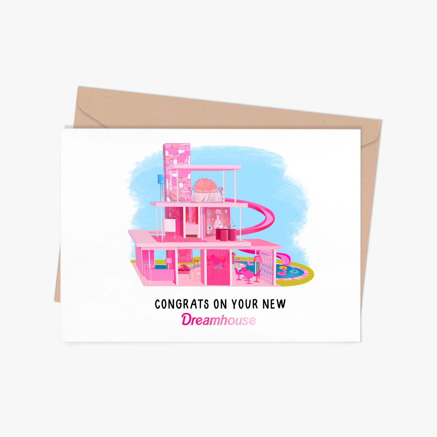 Congrats on Your (Barbie) Dreamhouse Card
