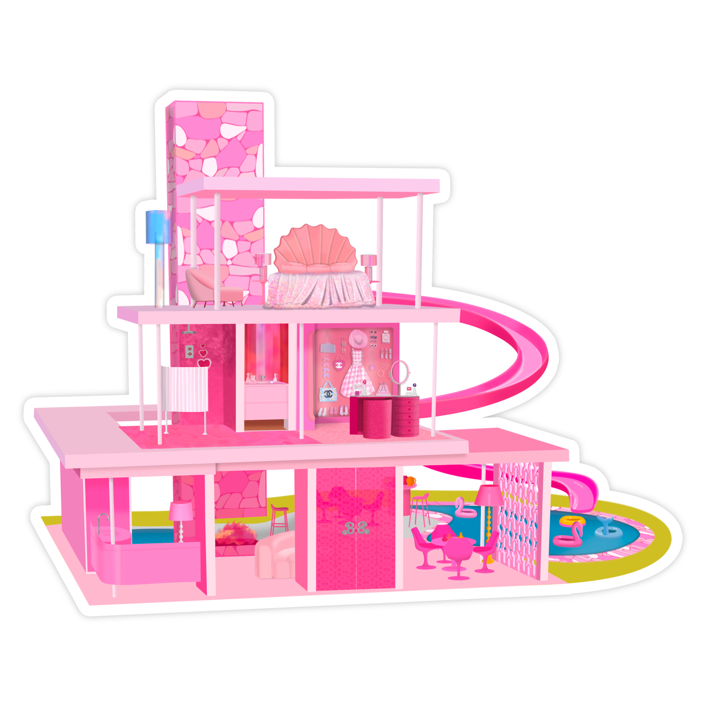 Barbie Dreamhouse Sticker