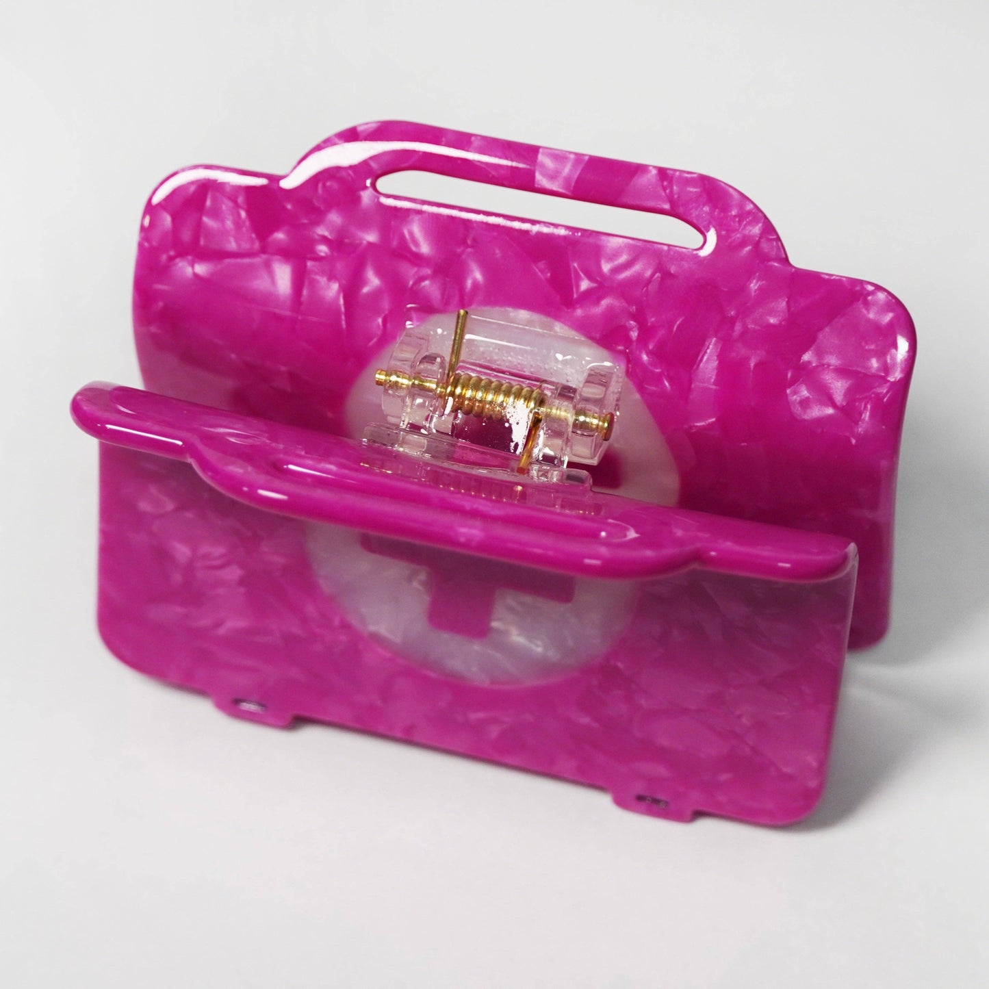 Pink First Aid Kit Claw Clip
