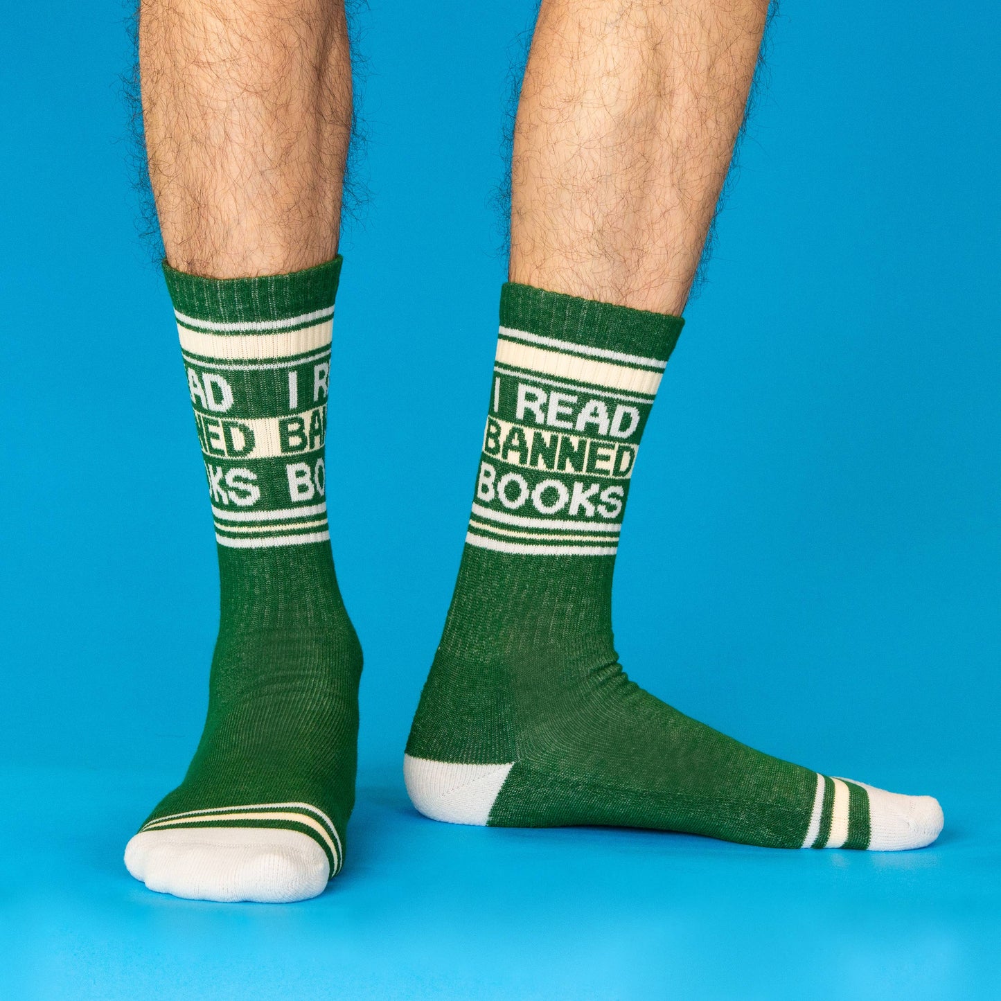 I Read Banned Books Retro Crew Socks
