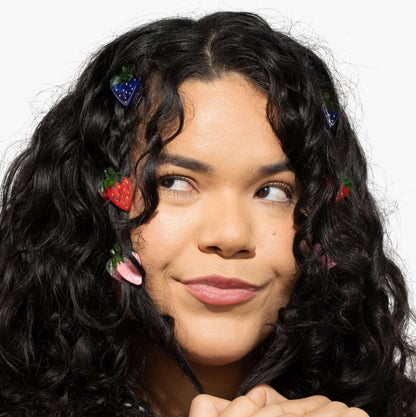 Strawberry Patch Mini Claw Clip Set