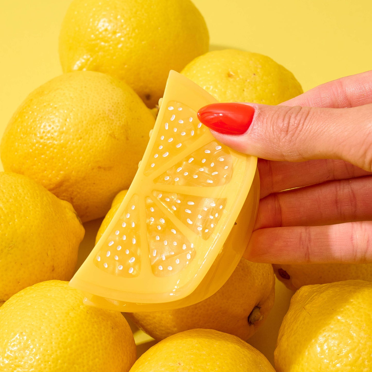 Lemon Slice Hair Claw Clip