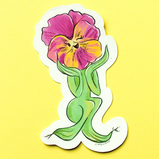 Pansy Cutie Sticker