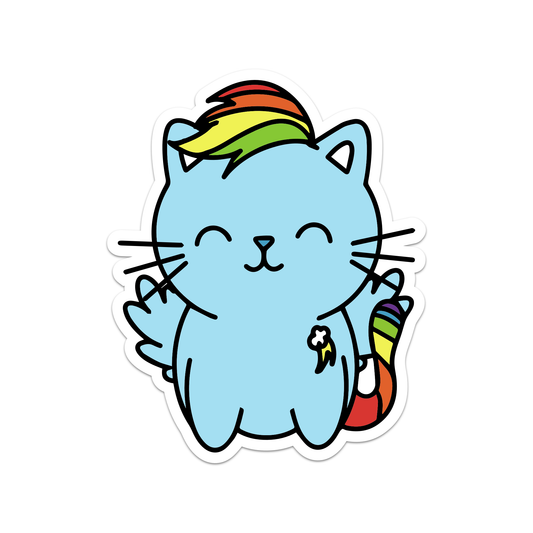 My Little Pony Rainbow Kitty Sticker