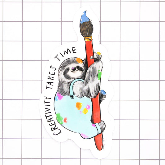 Creative Sloth Sticker