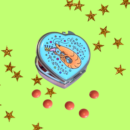 Chronic Pain Prawncess Pill Case