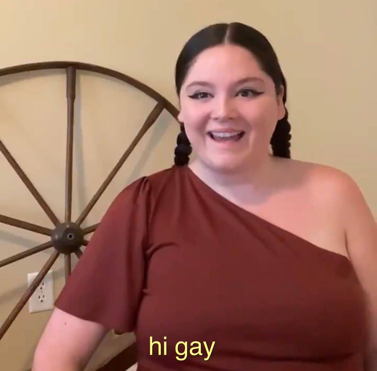 Hi Gay Sticker