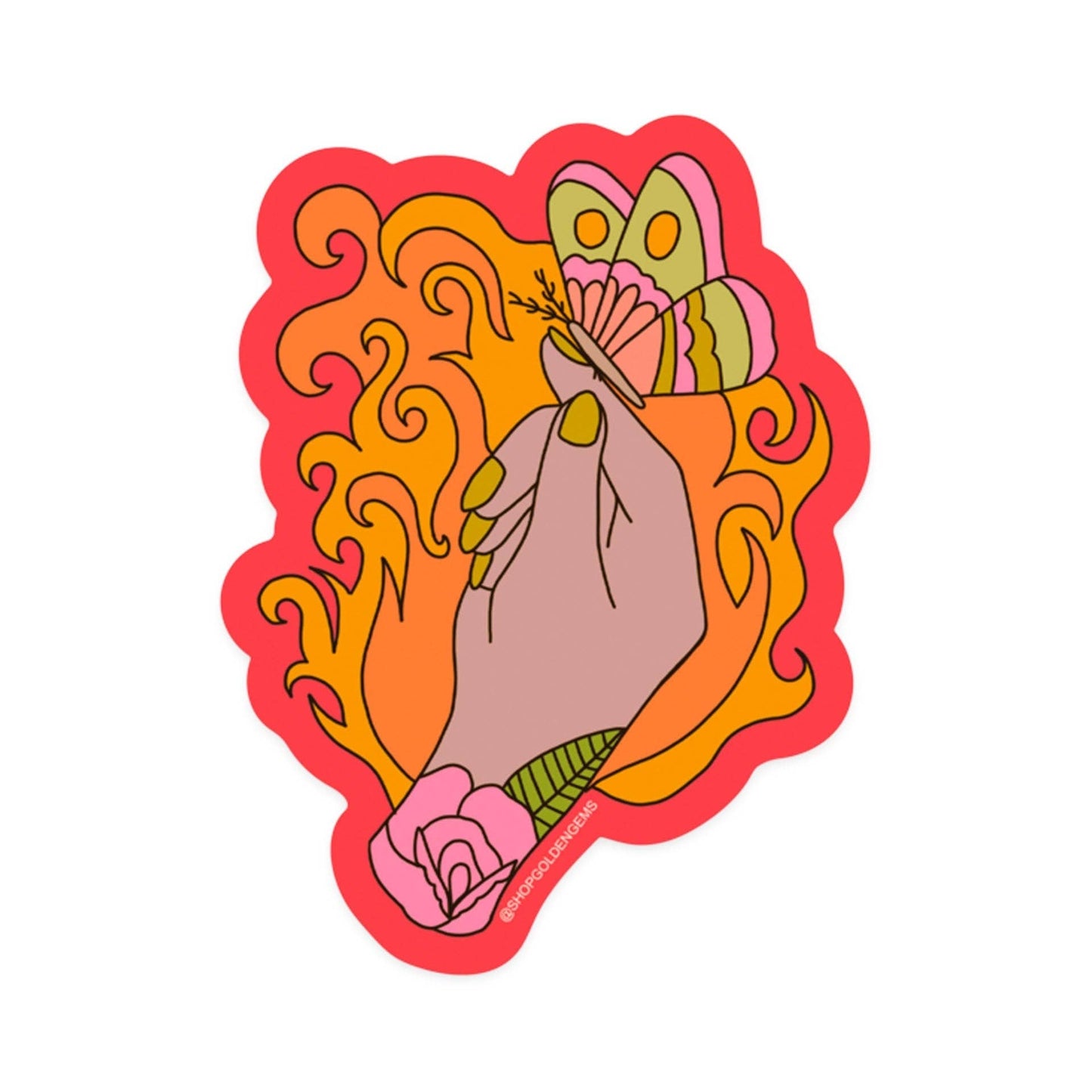 Fearless Little Aries Sticker