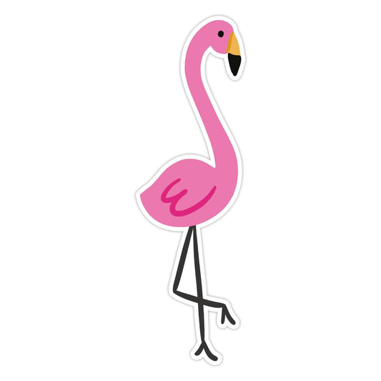 Flamingo Die Cut Bookmark