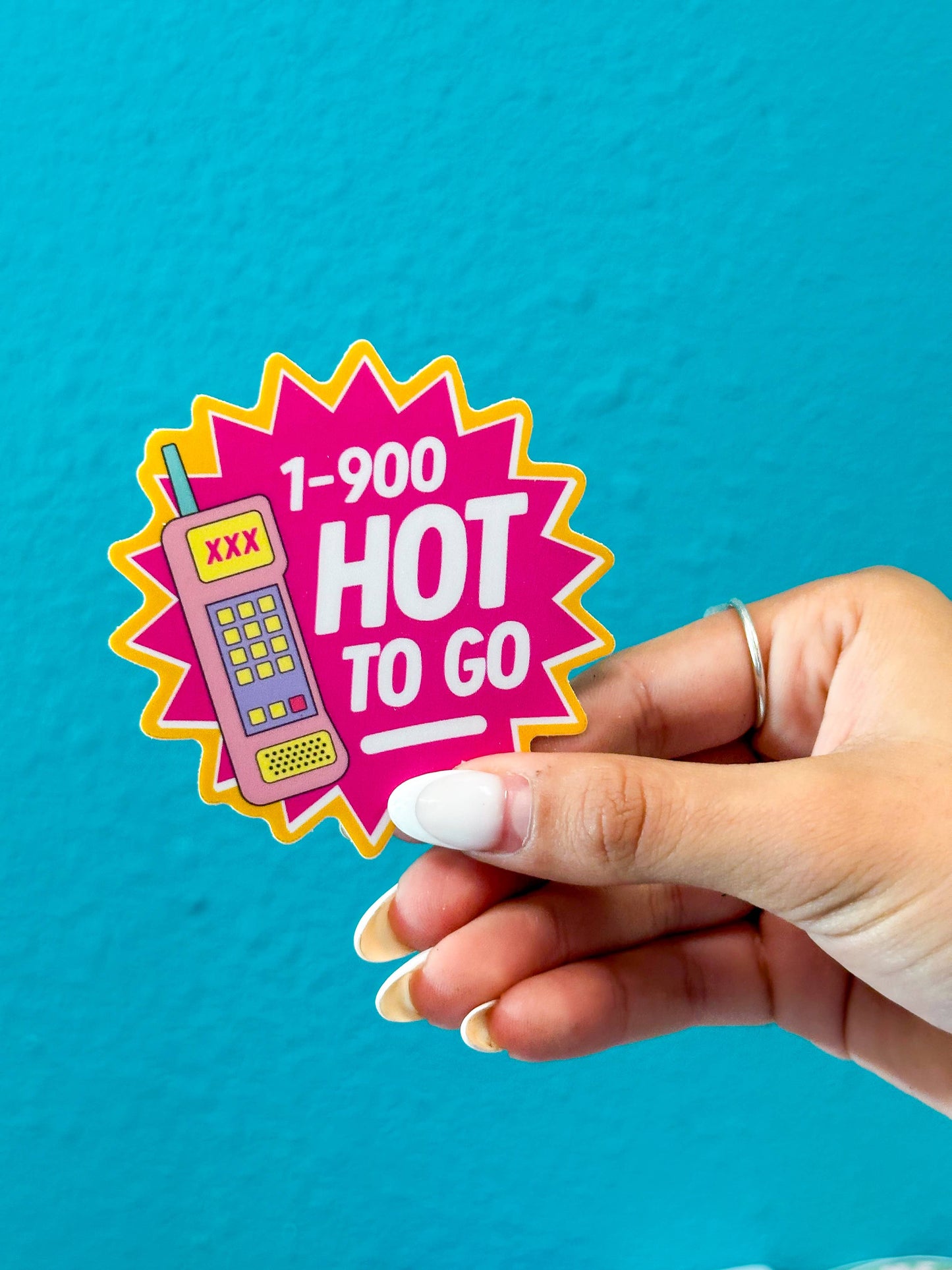 1-900-HOT-TO-GO Sticker