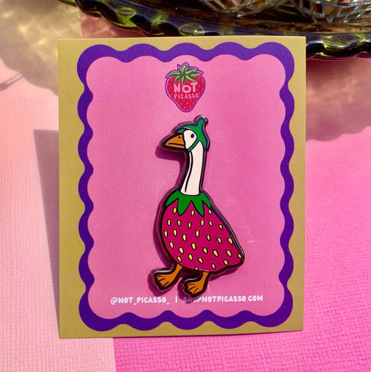 Gooseberry Enamel Pin