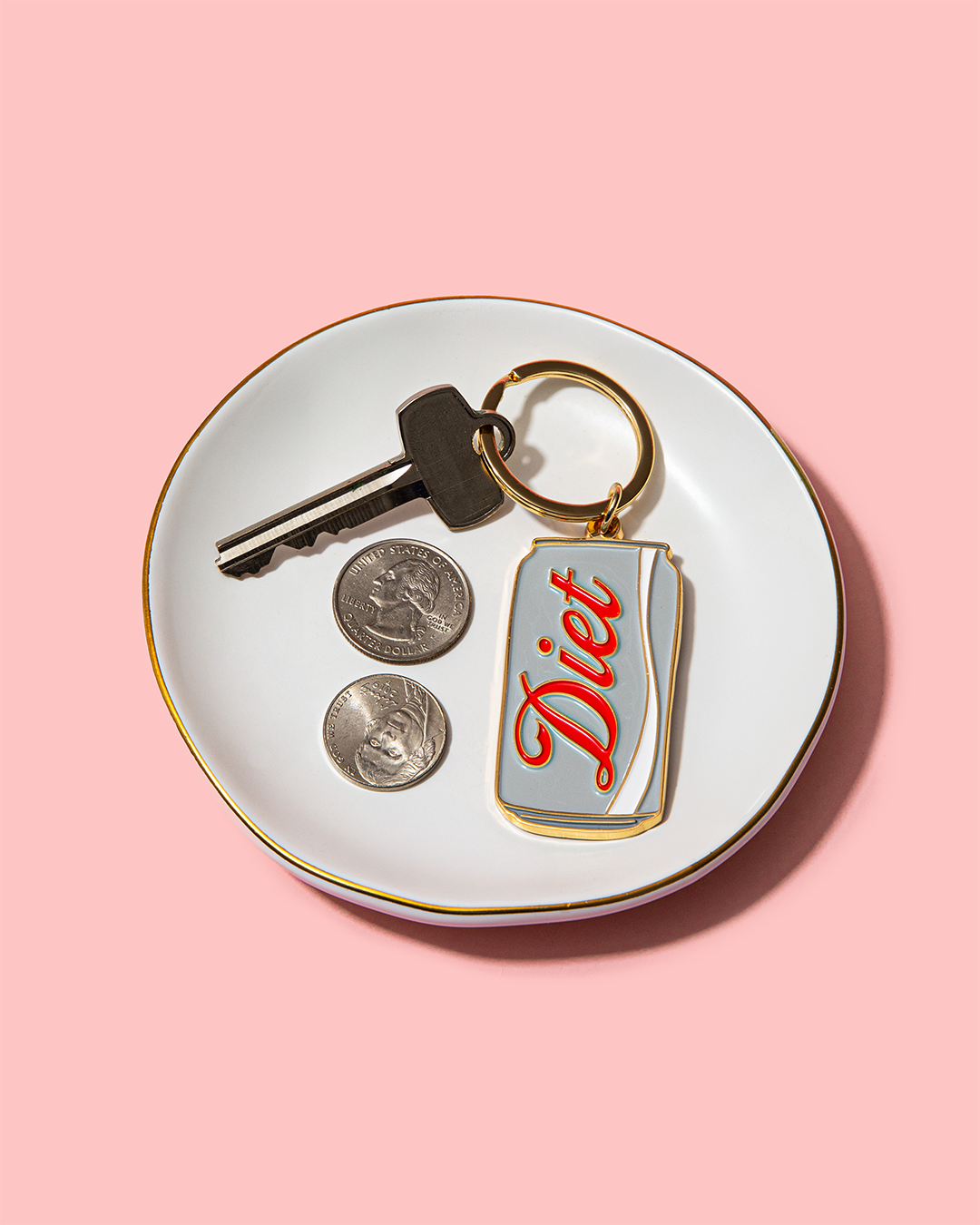 Diet Soda Can Keychain