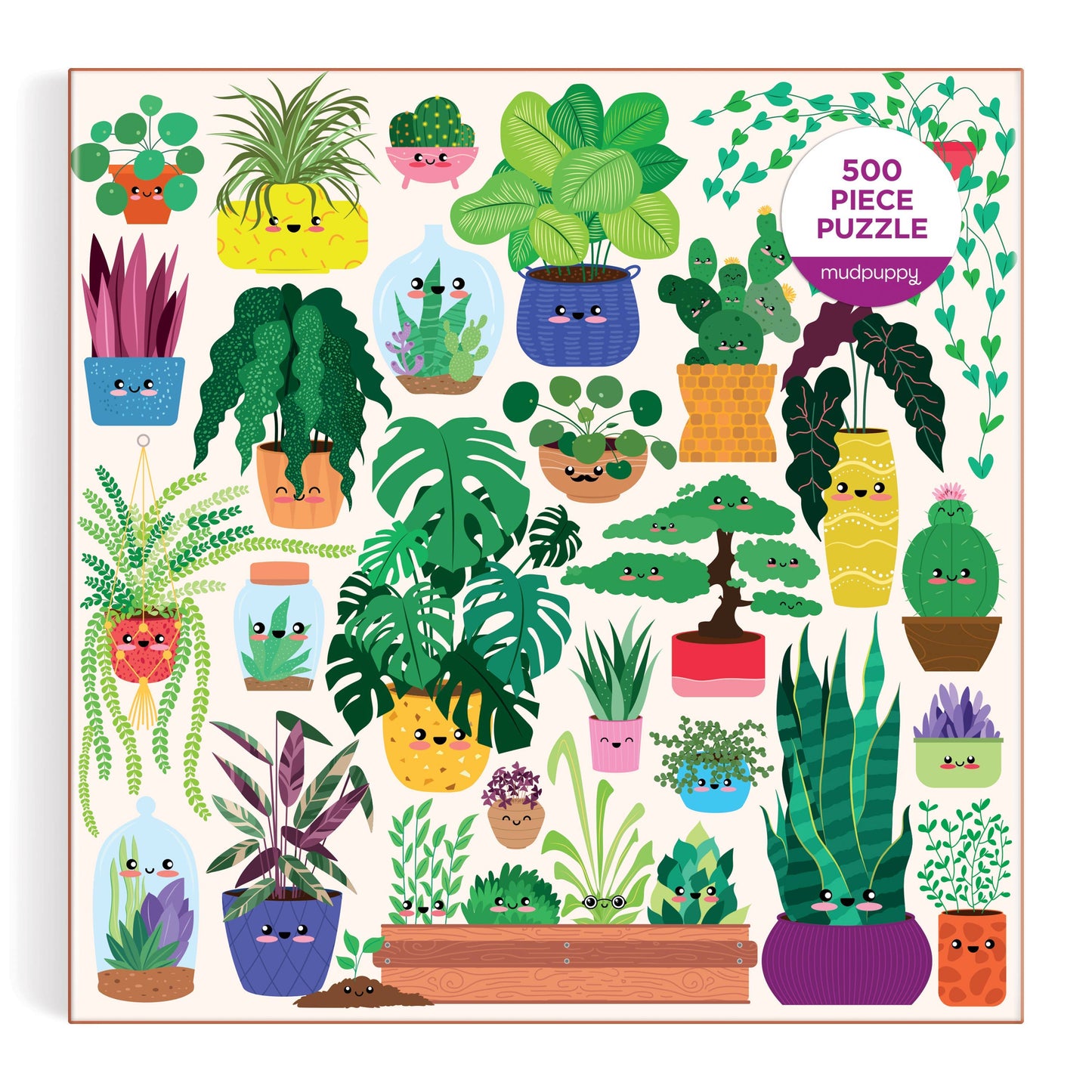 Happy Plants 500 Piece Puzzle
