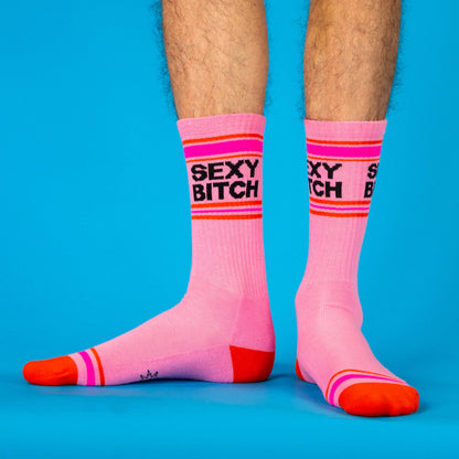 Sexy Bitch Retro Crew Socks