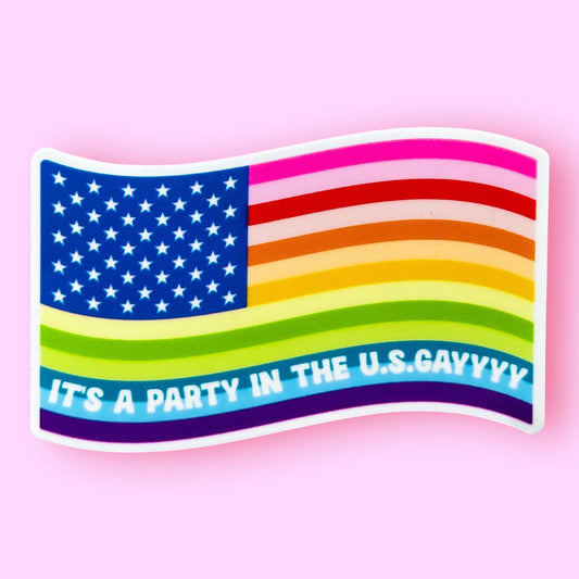 It's a Party in The USGAYYYY Sticker