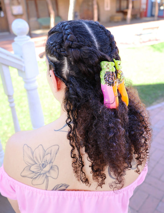 Rainbow Snail Hair Claw (Large)
