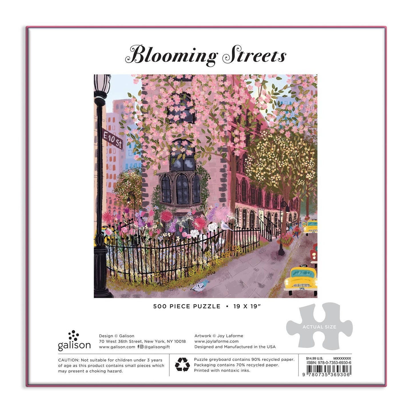 Blooming Streets 500 Piece Puzzle