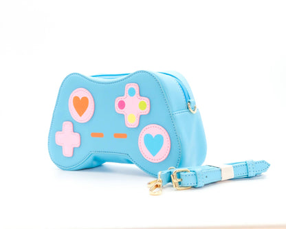 Video Game Controller Handbag (Blue)