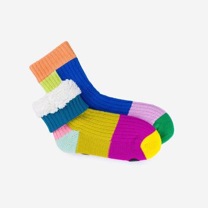Mismatch House Socks (Rainbow)