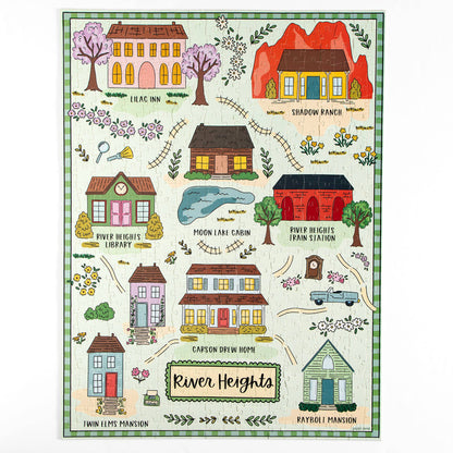 River Heights Map 500 Piece Puzzle