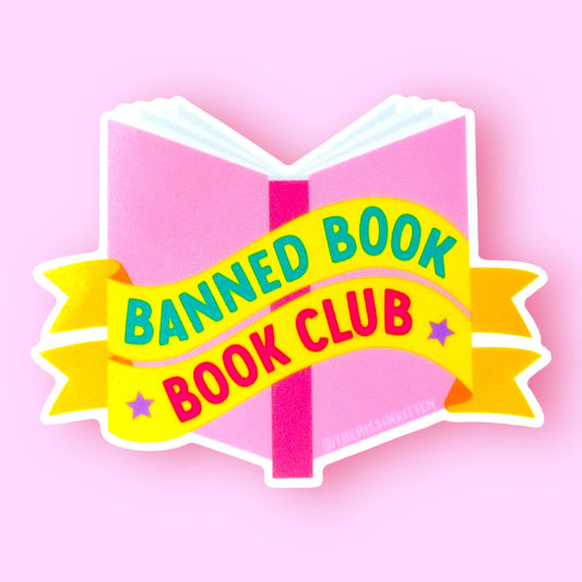 Banned Book Book Club Sticker